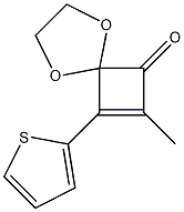 7-Methyl-8-(2-thienyl)-1,4-dioxaspiro[4.3]oct-7-en-6-one