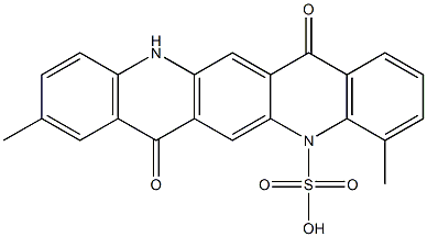 5,7,12,14-Tetrahydro-4,9-dimethyl-7,14-dioxoquino[2,3-b]acridine-5-sulfonic acid