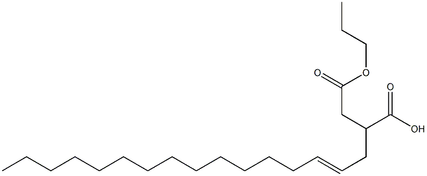  2-(2-Hexadecenyl)succinic acid 1-hydrogen 4-propyl ester