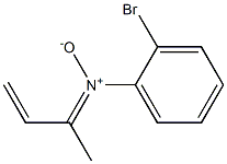 N-(2-Bromophenyl)-1-methyl-2-propen-1-imine N-oxide Struktur