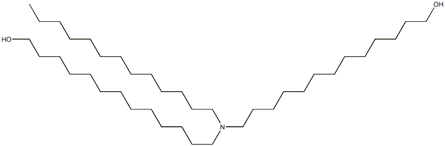 13,13'-(Tridecylimino)bis(1-tridecanol),,结构式