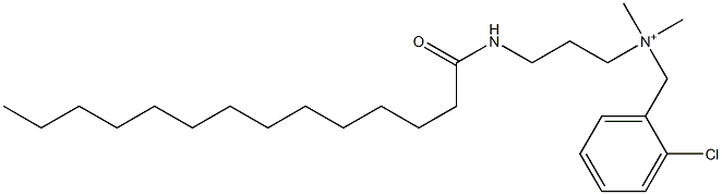 2-Chloro-N,N-dimethyl-N-[3-[(1-oxotetradecyl)amino]propyl]benzenemethanaminium