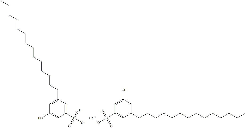Bis(3-hydroxy-5-tetradecylbenzenesulfonic acid)calcium salt