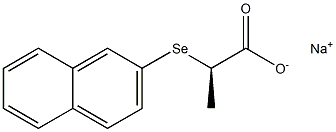 [R,(+)]-2-(2-Naphtylseleno)propionic acid sodium salt 结构式