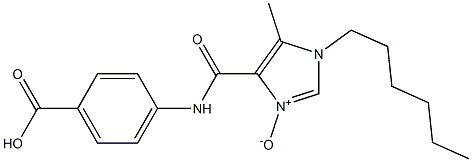  4-[[[5-Methyl-1-hexyl-1H-imidazole 3-oxide]-4-yl]carbonylamino]benzoic acid