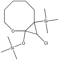 9-Chloro-8-trimethylsilyl-1-(trimethylsilyloxy)-2-oxabicyclo[6.1.0]nonane Structure