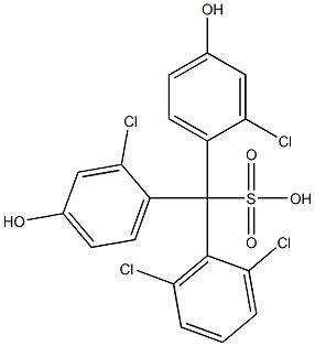 (2,6-Dichlorophenyl)bis(2-chloro-4-hydroxyphenyl)methanesulfonic acid