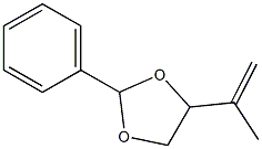 4-(1-Methylethenyl)-2-phenyl-1,3-dioxolane Structure