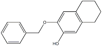7-(Benzyloxy)tetralin-6-ol,,结构式