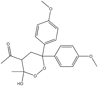 3-Methyl-4-acetyl-6,6-bis(4-methoxyphenyl)-1,2-dioxane-3-ol