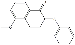 3,4-Dihydro-5-methoxy-2-phenylthionaphthalen-1(2H)-one Structure