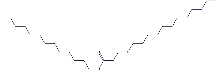 3-(Dodecylthio)propionic acid tridecyl ester Struktur