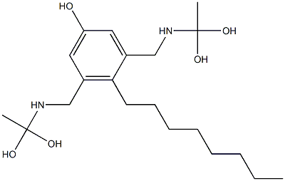 3,5-Bis[[(1,1-dihydroxyethyl)amino]methyl]-4-octylphenol