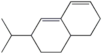 3,4,4a,5,6,7-Hexahydro-7-isopropylnaphthalene Struktur