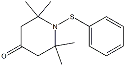 1-(Phenylsulfenyl)-2,2,6,6-tetramethylpiperidin-4-one Struktur