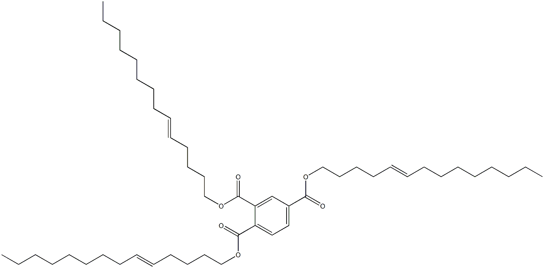 1,2,4-Benzenetricarboxylic acid tri(5-tetradecenyl) ester,,结构式