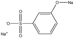 3-(Sodiooxy)benzenesulfonic acid sodium salt Struktur