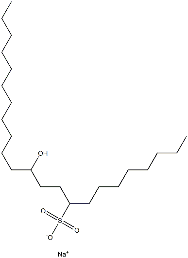 12-Hydroxytricosane-9-sulfonic acid sodium salt