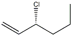 [R,(-)]-3-Chloro-1-hexene 结构式