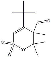  5,6-Dihydro-5,6,6-trimethyl-4-tert-butyl-5-formyl-1,2-oxathiin 2,2-dioxide