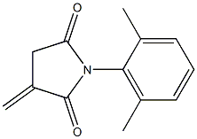 1-(2,6-Dimethylphenyl)-3-methylenepyrrolidine-2,5-dione Struktur