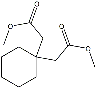 1,1-Cyclohexanediacetic acid dimethyl ester,,结构式