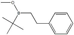 (2-Phenylethyl)tert-butyl(methoxy)borane Struktur