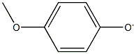 4-メトキシフェノラート 化学構造式