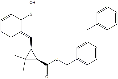 (1R,3S)-2,2-Dimethyl-3-[[(3E)-2,3,4,5-tetrahydro-2-oxothiophen]-3-ylidenemethyl]cyclopropane-1-carboxylic acid-3-benzylbenzyl ester