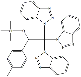 1-(p-Tolyl)-1-(trimethylsilyl)oxy-2,2,2-tris(1H-benzotriazol-1-yl)ethane