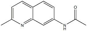 2-Methyl-7-(acetylamino)quinoline Structure