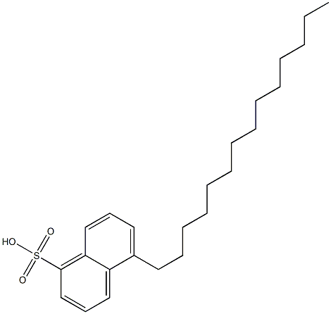 5-Tetradecyl-1-naphthalenesulfonic acid Structure