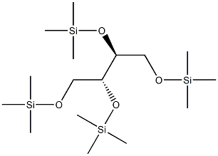 (5S,6R)-2,2,9,9-テトラメチル-5,6-ビス(トリメチルシリルオキシ)-3,8-ジオキサ-2,9-ジシラデカン 化学構造式