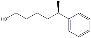 [R,(-)]-5-Phenyl-1-hexanol Struktur