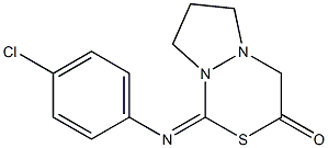 1-[(4-Chlorophenyl)imino]-7,8-dihydro-6H-pyrazolo[1,2-c][1,3,4]thiadiazin-3(4H)-one,,结构式