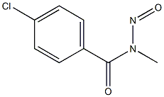 N-Nitroso-N-methyl-4-chlorobenzamide 结构式