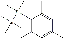 1-(2,4,6-Trimethylphenyl)-1,1,2,2,2-pentamethyldisilane,,结构式