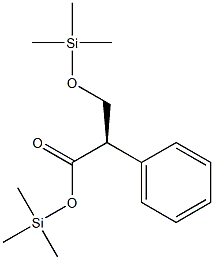 (R)-2-Phenyl-3-[(trimethylsilyl)oxy]propionic acid trimethylsilyl ester Struktur