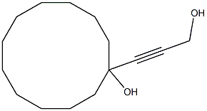 1-(3-Hydroxy-1-propynyl)-1-cyclododecanol Structure