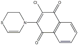  2-[[3,4-Dihydro-2H-1,4-thiazin]-4-yl]-3-chloro-1,4-naphthoquinone