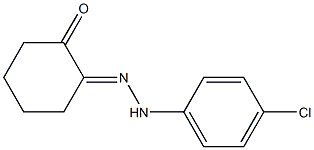 2-[2-(4-Chloro-phenyl)hydrazono]cyclohexanone Structure