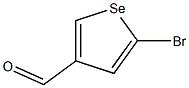 2-Bromo-4-formylselenophene,,结构式