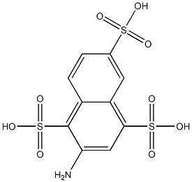 2-Amino-1,4,6-naphthalenetrisulfonic acid,,结构式