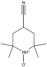 2,2,6,6-Tetramethyl-4-cyanopiperidine 1-oxide Structure