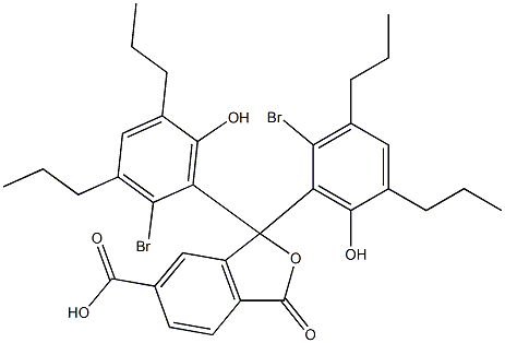 1,1-Bis(2-bromo-6-hydroxy-3,5-dipropylphenyl)-1,3-dihydro-3-oxoisobenzofuran-6-carboxylic acid