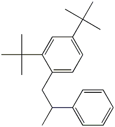 1-(2,4-Di-tert-butylphenyl)-2-phenylpropane Structure