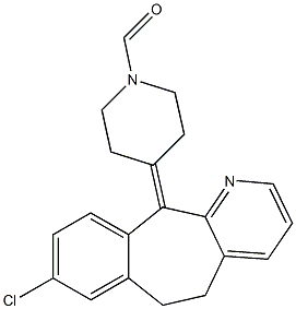 5,6-Dihydro-11-(1-formyl-4-piperidinylidene)-8-chloro-11H-benzo[5,6]cyclohepta[1,2-b]pyridine