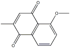 5-Methoxy-2-methyl-1,4-naphthoquinone Structure