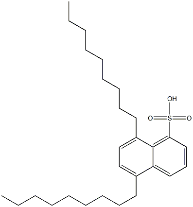 5,8-Dinonyl-1-naphthalenesulfonic acid Structure