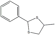 4-Methyl-2-phenyl-1,3-dithiolane,,结构式